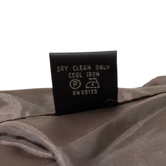 Lafayette 148 Women's 0 Ruffled Collar Jacket Brown Boucle Tweed Academia Preppy - Picture 7 of 8